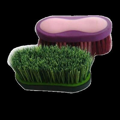 China Grooming Tools Soft Touch Horse Brush Dandy Brush With Stiff PP Stiffened Body Brush for sale