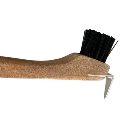 China PP factory direct wooden horse hoof selection brush for sale