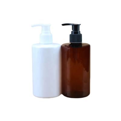 China Cosmetic Spray Bottle 300ml Cosmetic Set Multifunction Cylindrical Plastic Bottle Packaging Cosmetic With Pump for sale