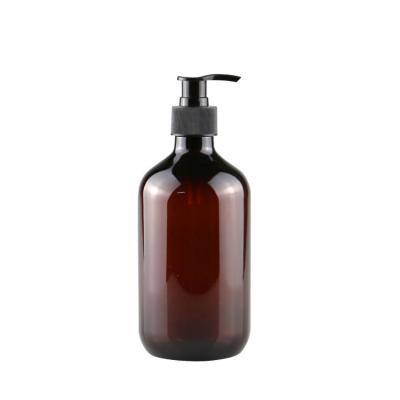 China BEAUTY PACKAGING Screen Printing Empty Bottle Cream , BEAUTY PACKAGING Black Cream Bottle 500ml For Cream for sale