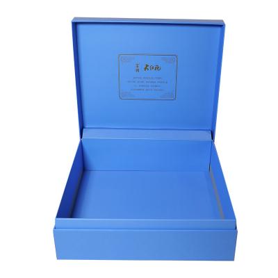 China Recycled Materials Mid Autumn Packing Box Gift Square Book Shape High Quality Custom Square Box for sale