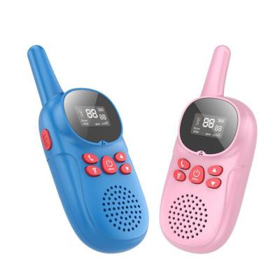 China Sports Travel Wholesale Amazon Outdoor Camping Walkie Talkies Best Two Way Radio Toy Jelly Macarons Color 3 Kilometer Kids Gifts Cute Walkie Talkie Kids for sale