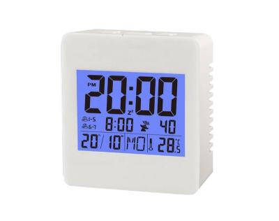 China Best Selling Calendars Evertop Radio Control Clock Digital LCD Dcf Atomic Clock for sale