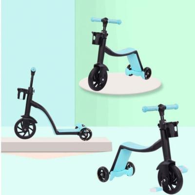 China New 1-2-3-6 Year Old Steel Children's Scooter Three-in-One Yo-yo Car Baby Pedal Scooter Friendliness Style Children's Scooter for sale