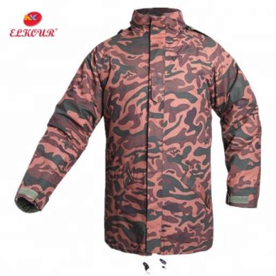 China Sustainable Military Waterproof Army Raining Jacket Camouflage Color for sale