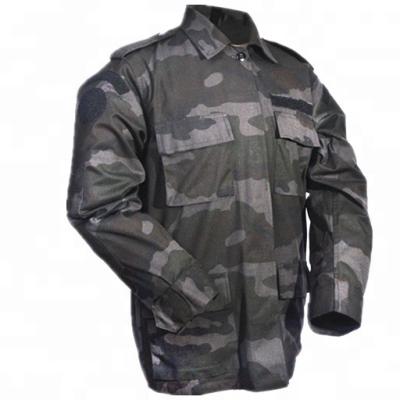 China Dark Black Rip-Stop Camouflage Twill BDU Woodland Army Military Uniforms for sale