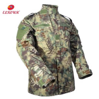 China Rip-Stop Mountain Python Camouflage Army Dress Combat Uniform For ACU Military Uniform for sale