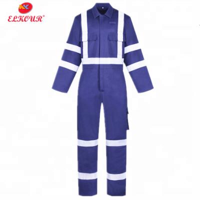 China 100% Cotton Reflective Coveralls Coveralls Anti-Static Work Work Protection / Uniform Safety Work Wear for sale