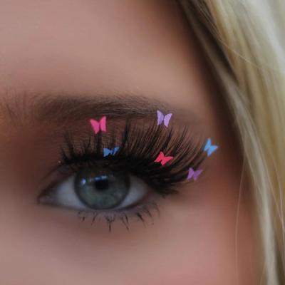 China Rainbow Floating Lashes China Wholesale Lashes Suppliers 2021 New Lashes Tresluces Rainbow Floating Lashes With Butterflies for sale