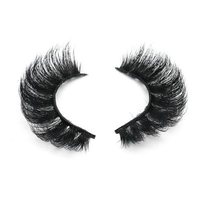 China Russian Strip Volume Whips 2022 New Private Label Cat Eye Full Strip Fluffy Russian Volume Loop Wicks for sale