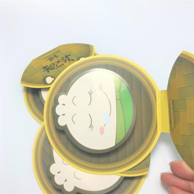 China Self Adhesive Customized Cute Sticky Memo Pad Notes With Soft Cover for sale