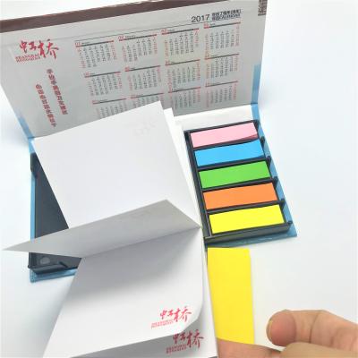 China Custom Logo Case 100 Sheets Loose Leaf Eco Sticky Notes White Sticky Notes With Small Sticky Flags for sale