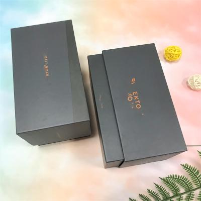 China 2019 Custom Made Materials Matte Black Paper Cardboard Jewelry Package Recycled Cheap Square Luxury Cardboard Box Clothing Rigid Pack Large for sale