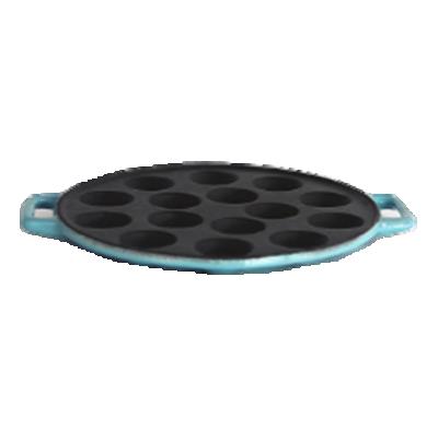 China Sustainable hot sale vegetable oil cast iron cookware muffin pan for sale