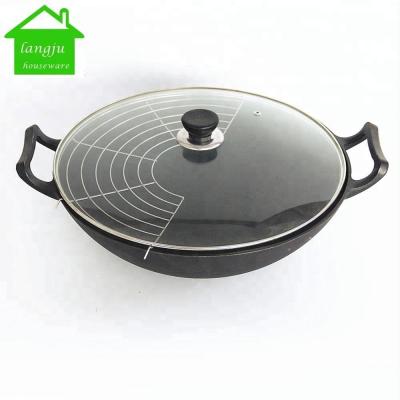 China Sustainable Vegetable Oil Melting Wok With Lid for sale