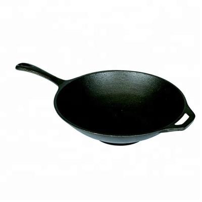 China Sustainable Vegetable Oil Melting Wok With Long Handle for sale