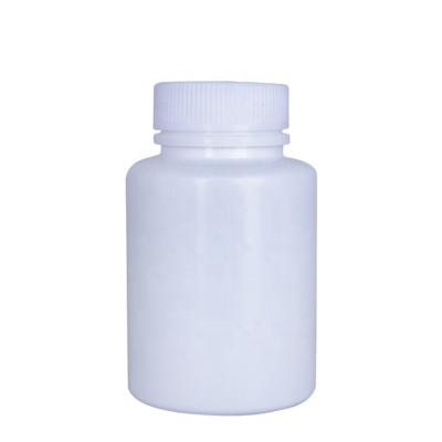 China Hot Selling Popular Plastic HDPE White Solid Powder Travel Bottle With Screw Lids for sale