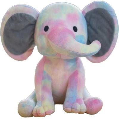 China Sitting Elephant Wholesale 25cm Stuffed Lovely Baby Sitting Elephant Express Plush Toys for sale