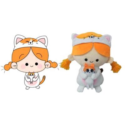 China Cute Cartoon Animal Promotional Soft Doll Fun Factory Wholesale Customized Stuffed Toys for sale