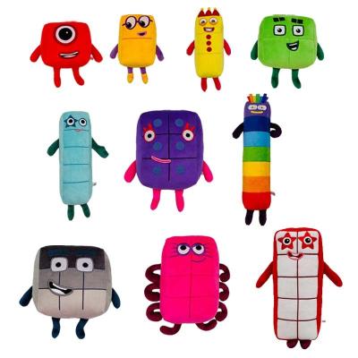 China Gift Kids Toys Wholesale Numberblocks Plush Toys Number Sound Dolls Movie TV Series Cartoon Educational Toy Children Gift for sale