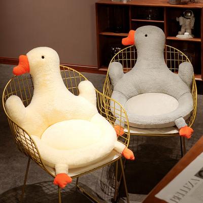 China New Large Fasion Goose Turnout Goose Home Pillow Cushion Sofa Seat Soft Ins Stuffed Animal Swan Pillow Wholesale White Seat Backrest Home Gift for sale