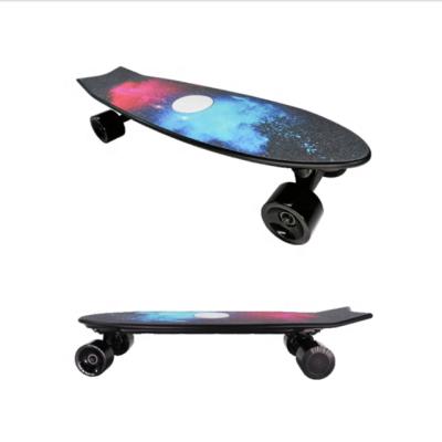 China New Arrival Cheap Outdoor Activities 4 Wheel Fish Board Electric Remote Control Skateboards for sale