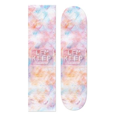 China Wholesale Custom Color Pattern Adult Skateboard Grip Tape Anti Slip Tape 33x9inch Sandpaper For Skateboard Or Scooter for sale