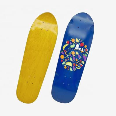 China Outdoor Activities China 7ply Canada Graphics 7ply Maple White Decks Land Cruiser Surf Skateboard 100% Custom Deck for sale