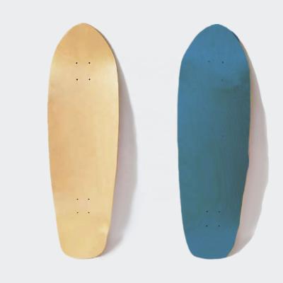 China Outdoor Activities For Road Sports Maple Surf Skateboards Adults Outdoor Extreme Surfboard White Skate Board Decks For Sale for sale