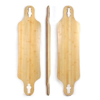 China Outdoor activities wholesale freestyle dancing bamboo veneer synthesis maple shoe skateboard longboard decks for sale