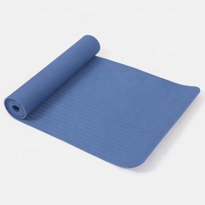 China Anti Slip And Waterproof Home Exercise Gym Workout Sports Non Slip Custom Eco-Friendly Fitness Branded Yoga Matt, Tape Yoga Mat for sale