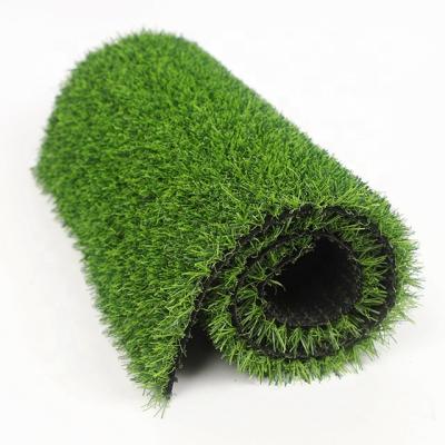 China Garden PE+PP Artificial Grass Plastic Green Artificial Turf Simulated Garden Lawn For Decoration for sale