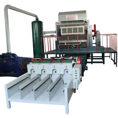 China High Capacity of Products Used Rotary Drum Egg Tray Small Waste Paper Machine 4000pcs/h for sale