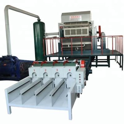 China Fully Automatic Recycled Products Egg Tray Machine Egg Paper Pulp Molded Carton Machine for sale