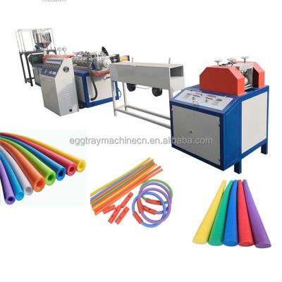 China Single Screw Foam Extruder PE Foam Filler Filling And Packaging Stick Making Machine PE Pipe Production Line Price for sale