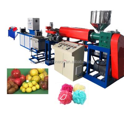 China Knotless Net Packaging Line PE Extrusion Net Manufacturing Knotless Production Line for sale