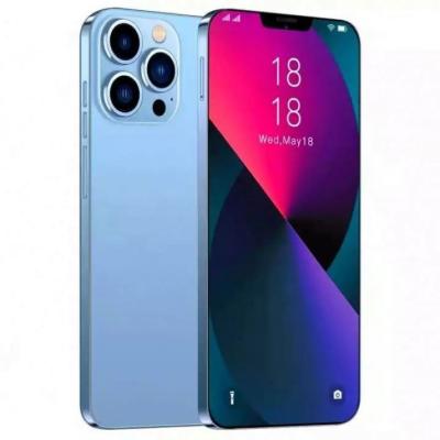 China i13 High Quality Beauty Camera Pro 6.7 Inch Android Smartphone 10 Max Core 5G LET Phone 3 Camera Face ID Unlocked Version Mobile Phone for sale