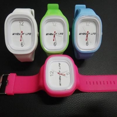 China Most Popular USA silicone jelly watch for sale