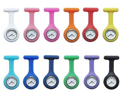 China Precise Quartz Movement Water Resistant Silicone Nurse Fob Watch 85 * 39 mm ( L * W ) for sale