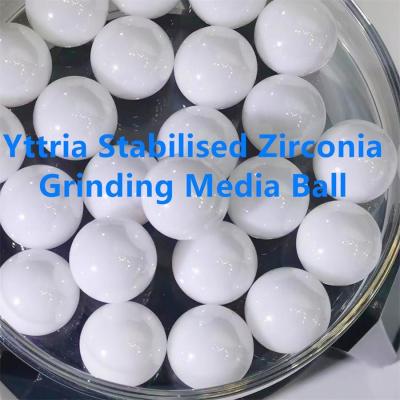 China 95 Yttria Zirconia Beads Grinding Media 50mm Balls High Strength For Electronic for sale