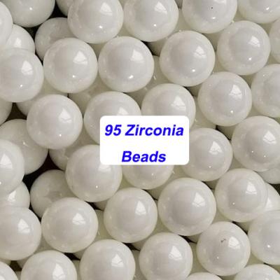 China TZP 95 Yttrium Stabilized Zirconia Beads Oxide Balls 0.6 - 0.8mm 0.9 - 1.1mm for sale