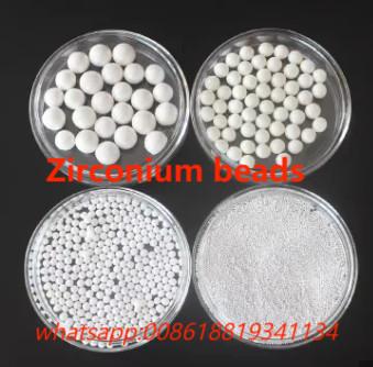 China 95 Yttrium Stabilized Zirconia Beads 1.6-1.8mm Grinding Media For Painting，Ink for sale