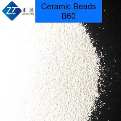 China High Efficiency Ceramic Blasting Media B60 Specification Pipeline Zirconia Sand for sale
