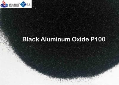 China Scharfes synthetisches Strahlenen-Aluminiumoxid, Schmirgel-Schwarzoxid-Aluminium P100, zum von Sand-Gurten herzustellen zu verkaufen