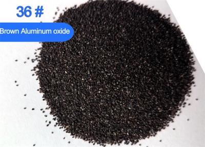 China Brown aluminum oxide Al2O3 95% grade A blasting media for molds cleaning for sale