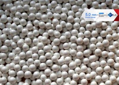 China High Hardness Grinding Media Balls , 4 - 10 Mm Zirconia Grinding Beads  for sale