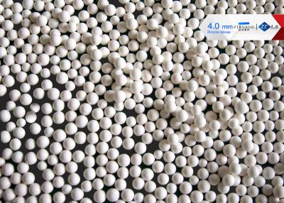 China 65 Zirconium Ceramic Grinding Balls 0.6 - 0.8mm Size White / Milky White Color for sale