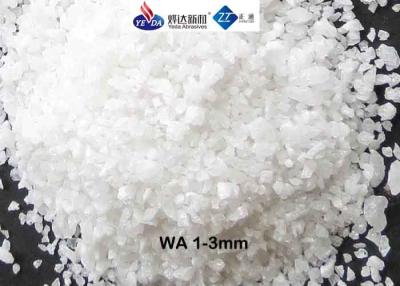 China High Refractoriness Fused Aluminum Oxide , 3 - 1 Mm White Fused Alumina For Refracrory for sale