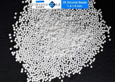 China 95 bolas cerâmicas do óxido de zircônio, branco grânulos do óxido de zircônio de 0,1 - de 0.2mm  à venda