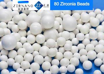 China High Density Zirconium Oxide Balls 0.6 - 2.2mm Size 5.2g / Cm³ True Gravity for sale